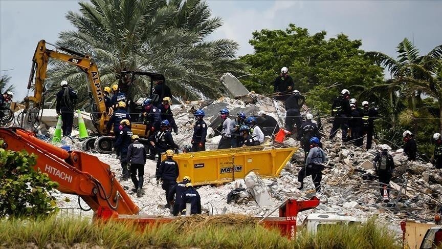 ارتفاع قتلى انهيار مبنى فلوريدا الأمريكية إلى 90