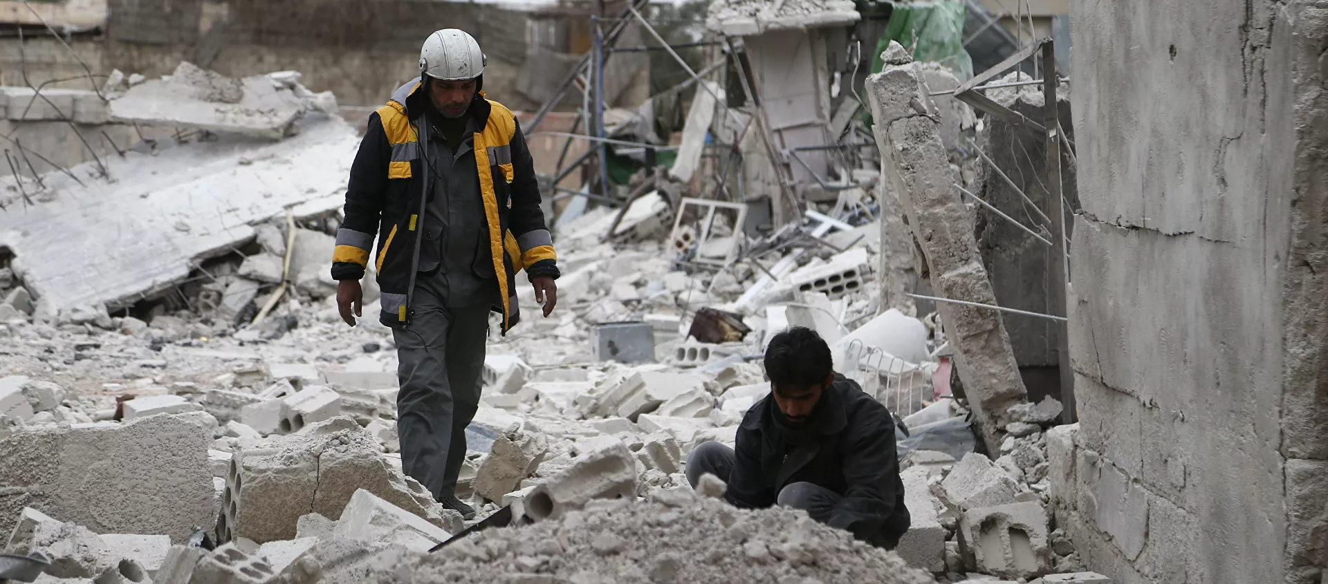 الخوذ البيضاء، الغوطة الشرقية، 12 فبراير/شباط 2018 - سبوتنيك عربي, 1920, 02.07.2021