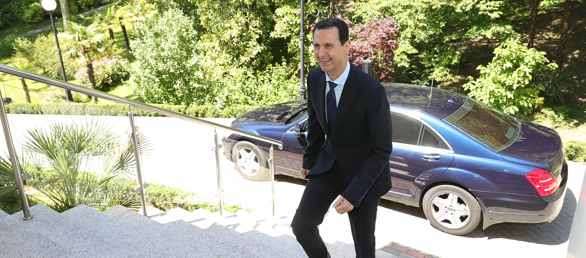 الرئيس فلاديمير بويتن يستقبل الرئيس بشار الأسد في سوتشي، روسيا 17 مايو/ أيار 2017 - سبوتنيك عربي, 1920, 17.07.2021