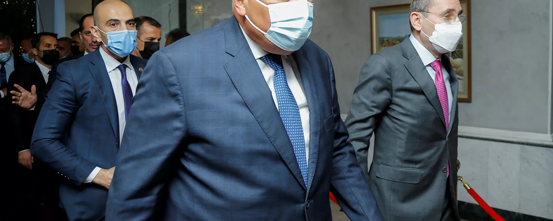 قمة ثلاثية عراقية مصرية أردنية - وزير الخارجية المصري سامح شكري، وزير الخارجية الأردنية أيمن الصفدي، ووزير الخارجية العراقي فؤاد حسين، بغداد، العراق 29 مارس 2021 - سبوتنيك عربي, 1920, 04.07.2021