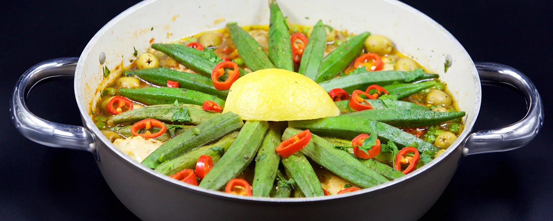 وجبة شهية من الباميمة مع الخضار  - سبوتنيك عربي, 1920, 02.07.2021