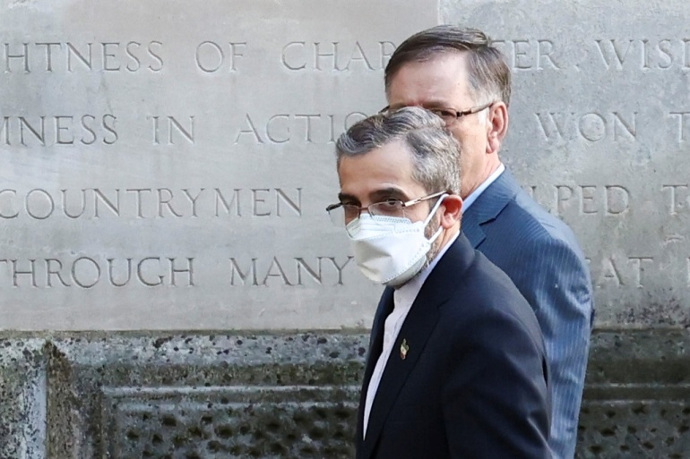 rtxjuo6p-1 Iran's Deputy Foreign Minister Ali Bagheri Kani arrives at the FCDO, in London