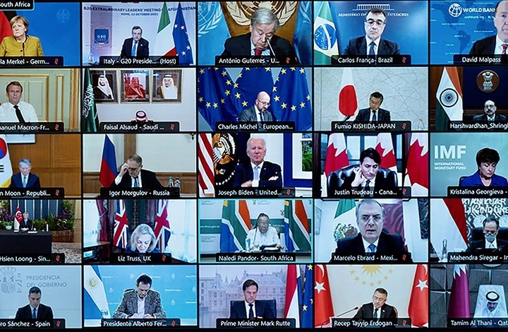 مجموعة الـ20 تتعهد بمساعدة الأفغان.. ماذا عن حكومة طالبان؟