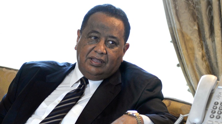 9bf8ae86-89d2-4ed0-b6e9-fedc8a774ef5 Sudan's Foreign Minister Ibrahim Ghandour is seen during a meeting with Egypt's Foreign Minister Sameh Shoukry (not pictured) in Cairo, Egypt June 3, 2017. REUTERS/Mohamed Abd El Ghany