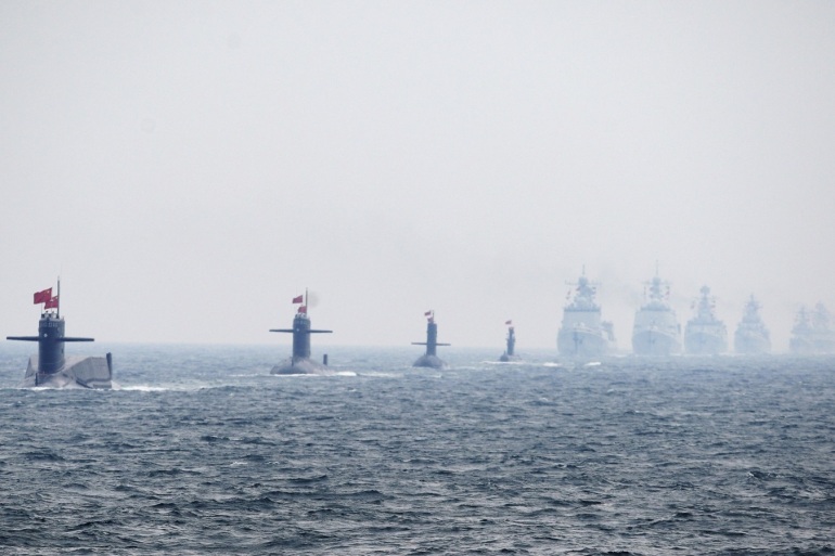 ميدان - البحرية الصينية الجيش بحرية بارجات