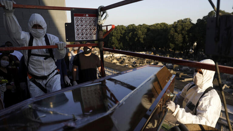 البرازيل تسجل 1141 وفاة جديدة بكورونا