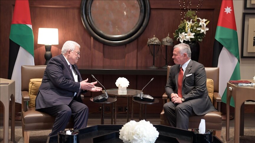 الرئيس الفلسطيني: التنسيق مع الأردن مستمر لخدمة مصالح الأمة