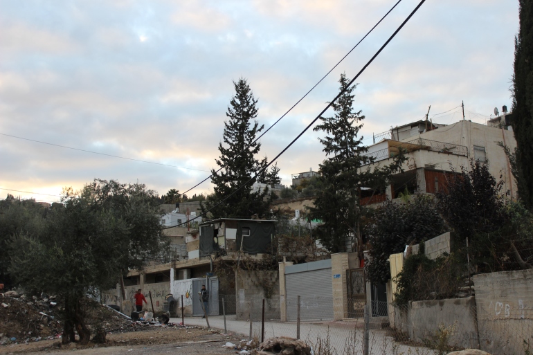 2-أسيل جندي، سلوان، القدس، صورة عامة من حي وادي ياصول الذي يهدد سكانه خطر التهجير القسري(الجزيرة نت).JPG