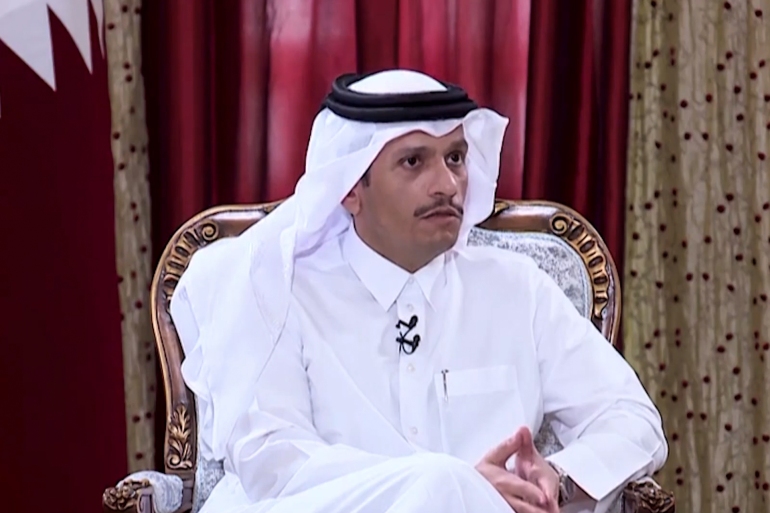 55d8b45d8b45-1 وزير الخارجية القطري الشيخ محمد بن عبد الرحمن آل ثاني