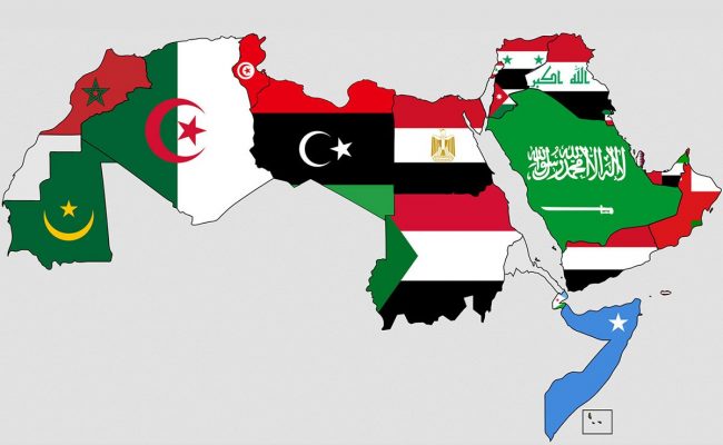 خريطة العالم العربي