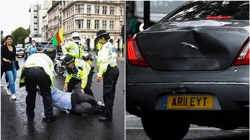 رئيس وزراء بريطانيا يتعرض لحادث سير