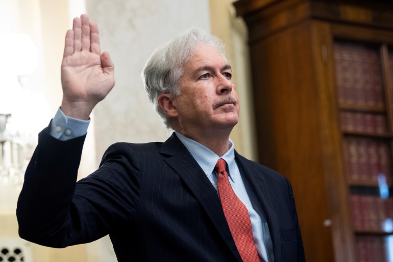 Senate Intelligence Committee holds hearing on William Burns nomination to be CIA director on Capitol Hill in Washington