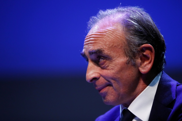 French far-right commentator Eric Zemmour in Beziers