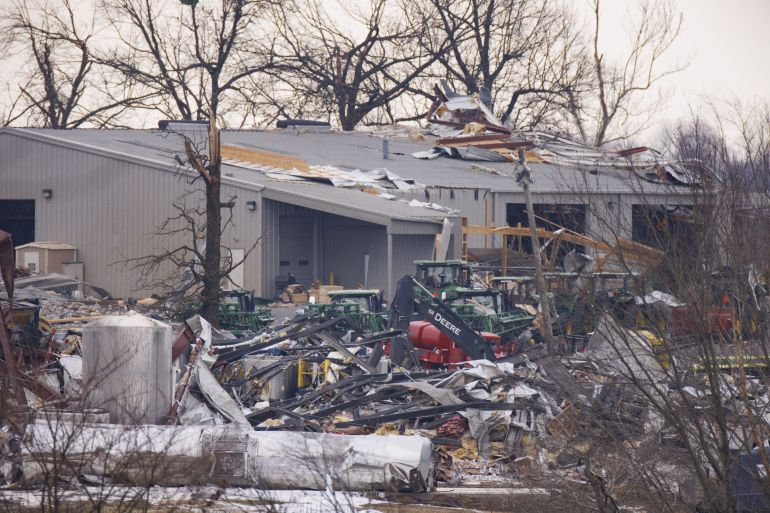 Swath Of Tornadoes Tear Through Midwest