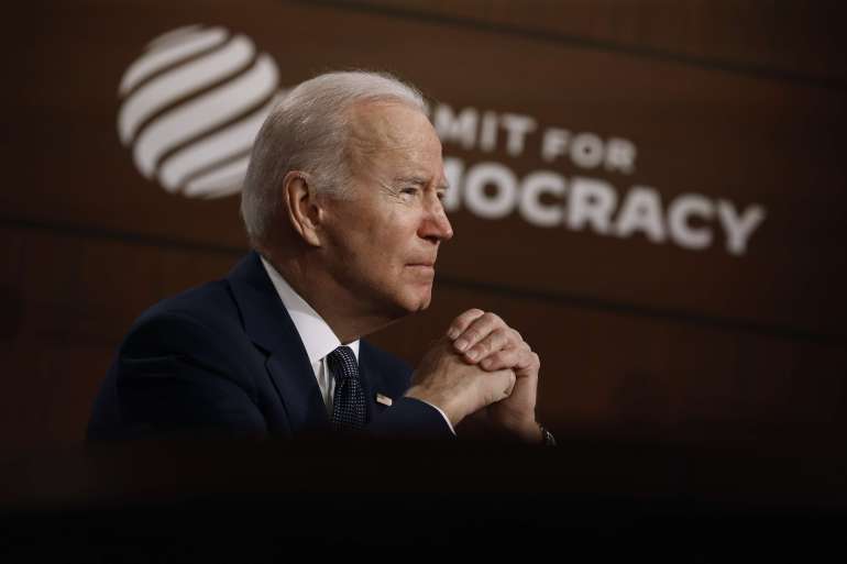 President Biden Delivers Opening Remarks At Virtual Summit For Democracy