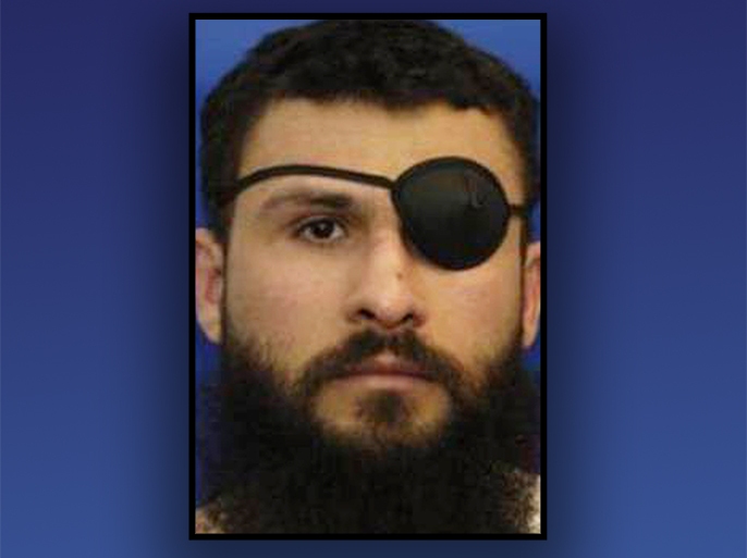 الصورة لأبو زبيدة واسمه الكامل زين العابدين محمد حسين - Zayn al Abidin Muhammad Husayn, a Palestinian known as Abu Zubaydah, is imprisoned at Guantanamo. (Department of Defense/MCT via Getty Images)