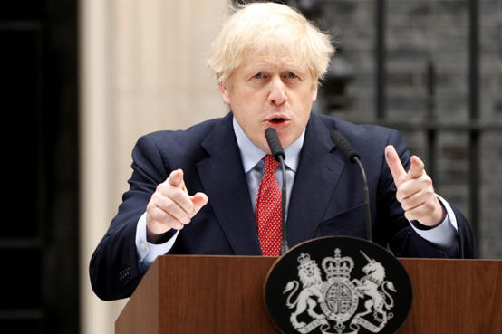 جونسون يهاجم المظاهرات المنددة بالعنصرية