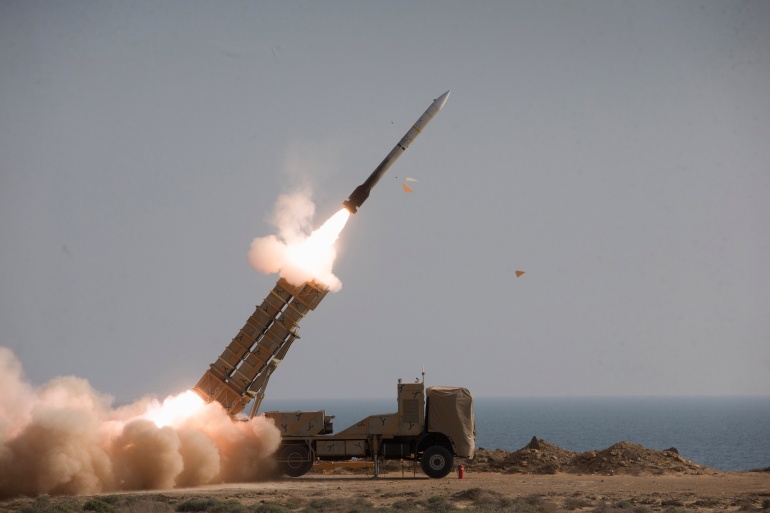Iranian Army exercise in the coastal area of the Gulf of Oman