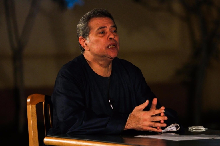 لإعلامي المصري توفيق عكاشة – المصدر: وسائل التواصل الاجتماعي