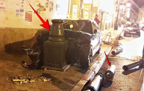 d8add8a7d8afd8abd8a9-d8b3d98ad8b1-1 حادثة سير قرب البرلمان ترسل شرطيا إلى المستعجلات وتكاد تتسبب بكارثة