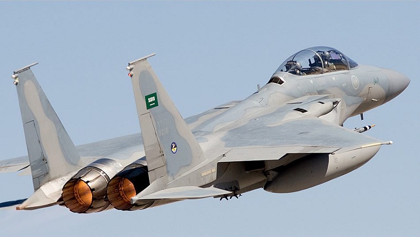 f15-1 السعودية.. سقوط طائرة تدريب عسكرية قرب تبوك