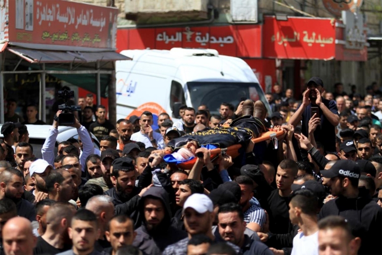 12-7 تشيع شهيد اليوم بجنين مواقع التواصل