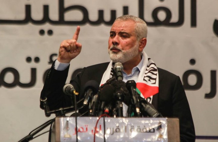 هنية يحدد 5 مقومات لإعادة بناء المشروع الوطني الفلسطيني