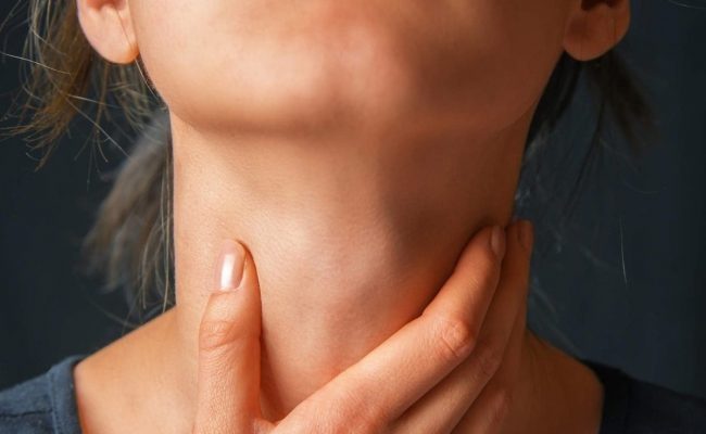 أماكن الغدد اللمفاوية في الرقبة