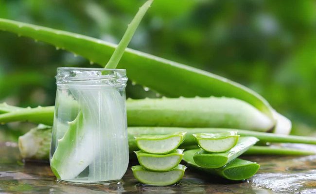 جل الصبار للوجه قبل النوم