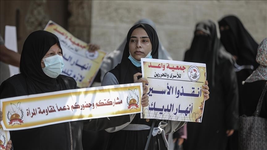 تحرك فلسطيني للمطالبة بالإفراج عن أسيرة على وشك الإنجاب