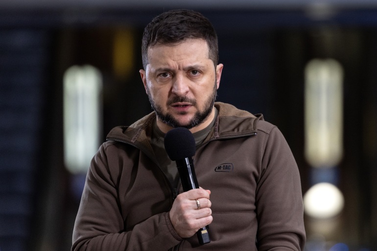 1393203388 Zelensky Talks Arms Shipments And Progress Of War At Kyiv Press Conference