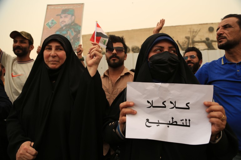 Iraqi Parliament approves bill banning ties with Israel