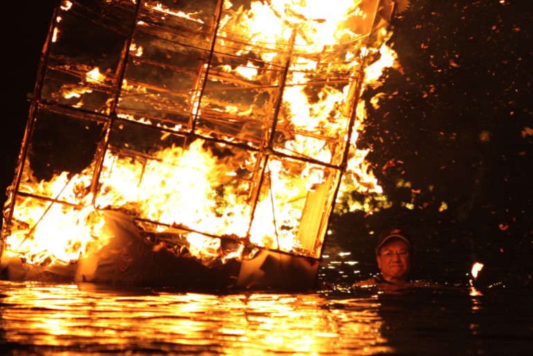 Taiwanese Celebrate Mid-Summer Ghost Festival