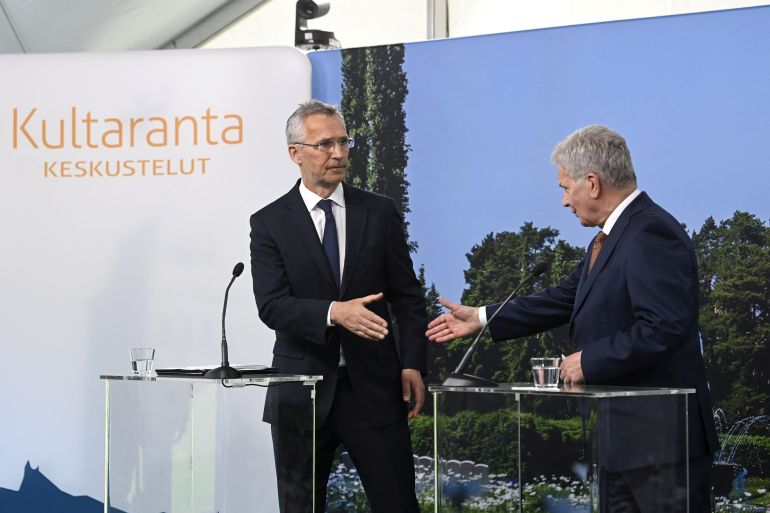 rts8mkfb-1 Press conference during Kultaranta Talks, hosted by Finnish President at the Presidential Summer residence Kultaranta, in Naantali