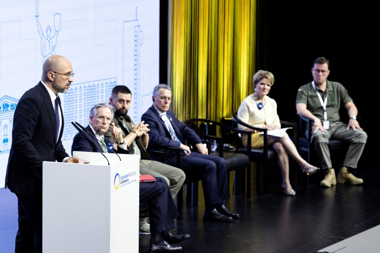 rts9apzf Ukraine Recovery Conference in Lugano