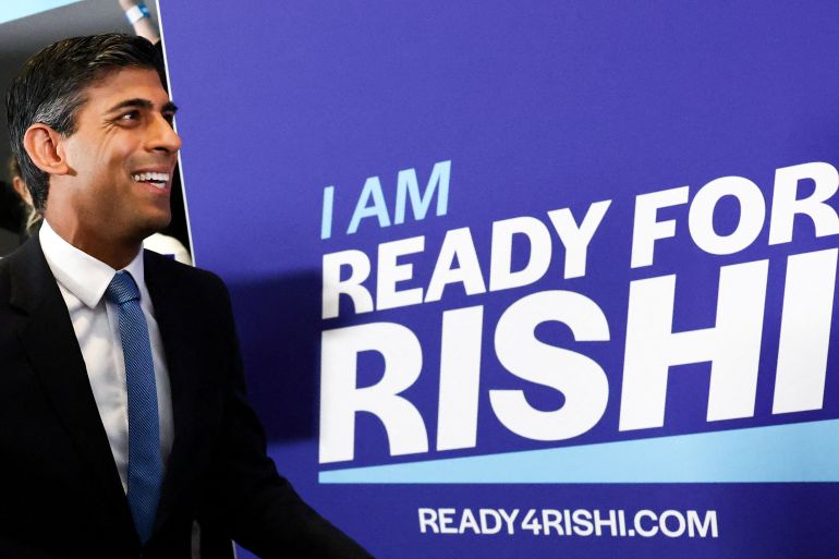rts9hyg3-1 Former Chancellor of the Exchequer Rishi Sunak launches leadership campaign, in London