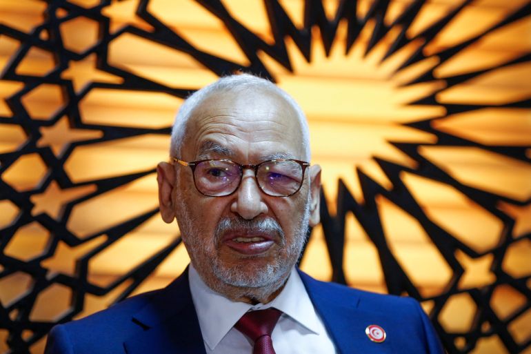 rts9lp6n-1 Rached Ghannouchi attends an interview with Reuters at his office in Tunis