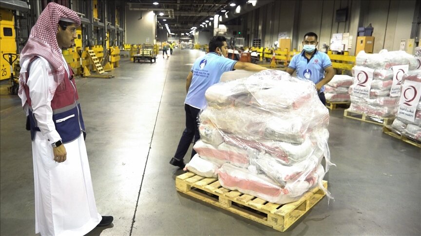 كابل تستقبل ثاني طائرة قطرية تحمل مساعدات إنسانية